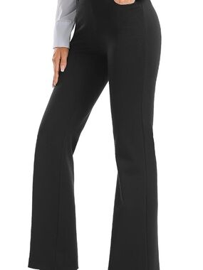 Stella Women's Black Boot Cut Dress Pants XL inseam 28” - Classic Flare